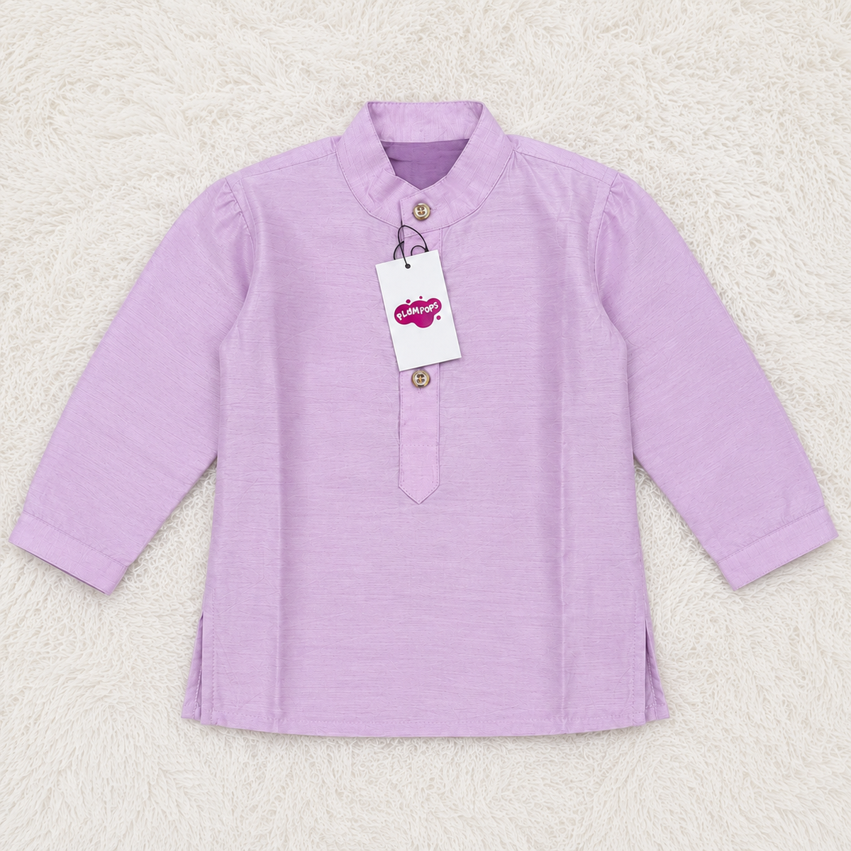Lilac Kurta & White Pants