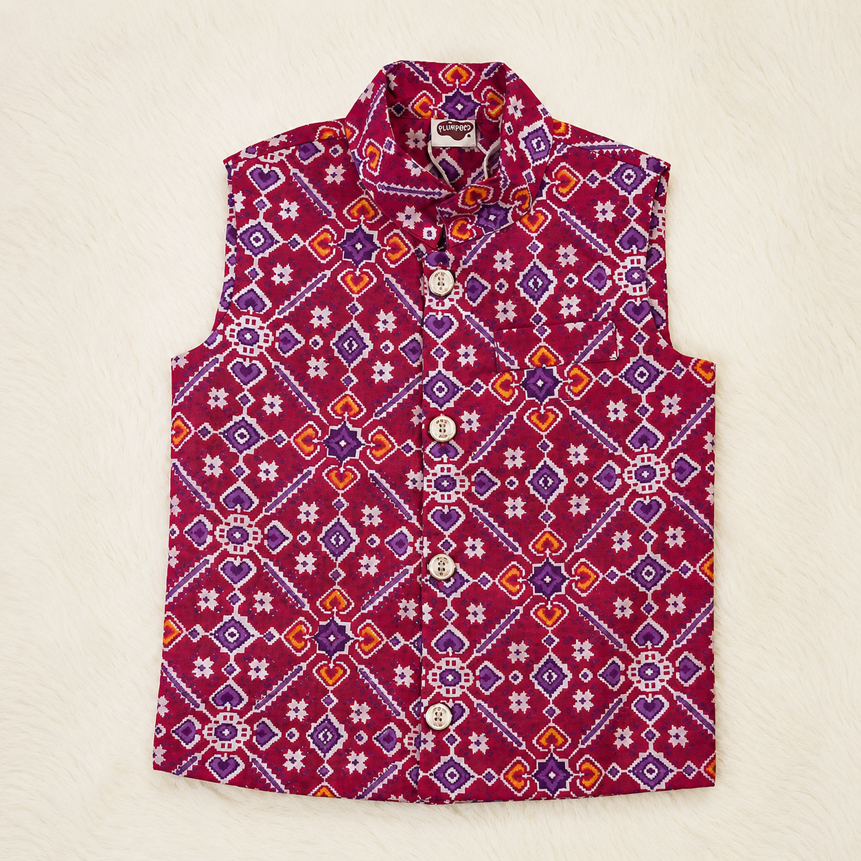 3-Piece Kurta Jacket Set