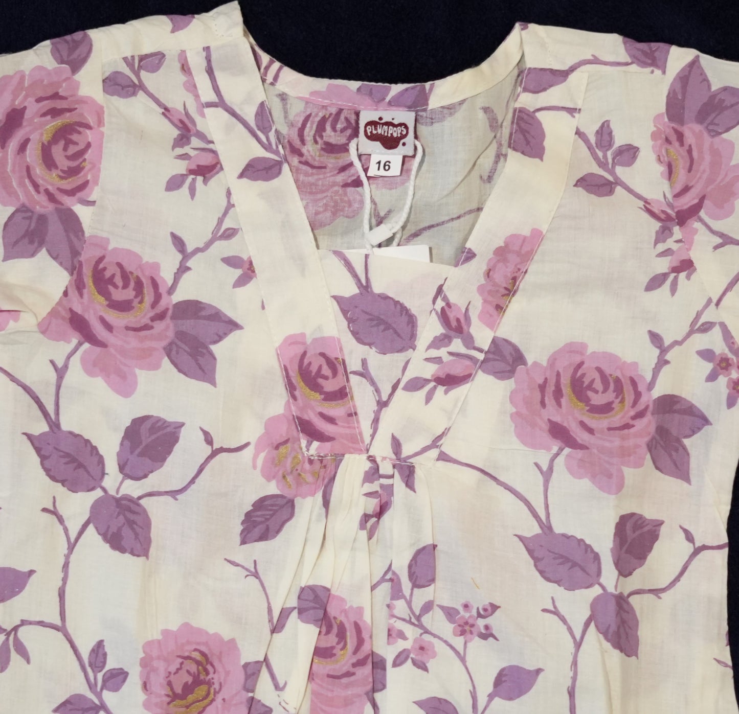 Rose Print Sharara Set