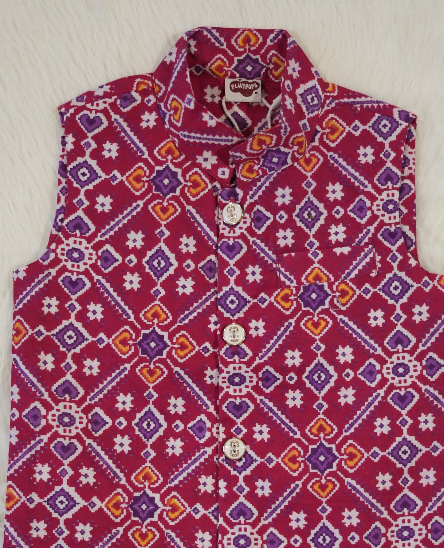 3-Piece Kurta Jacket Set