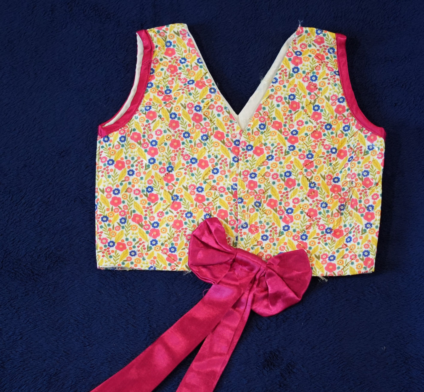 Floral Panel Lehenga Set