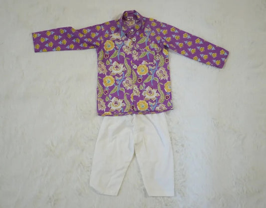 3-Piece Kurta Jacket Set