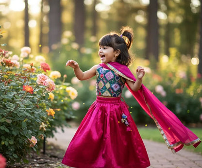 Brocade Lehenga Choli Set