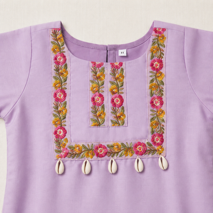 Lavender Top & Palazzo Set