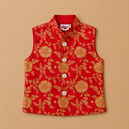 3-Piece Kurta Jacket Set