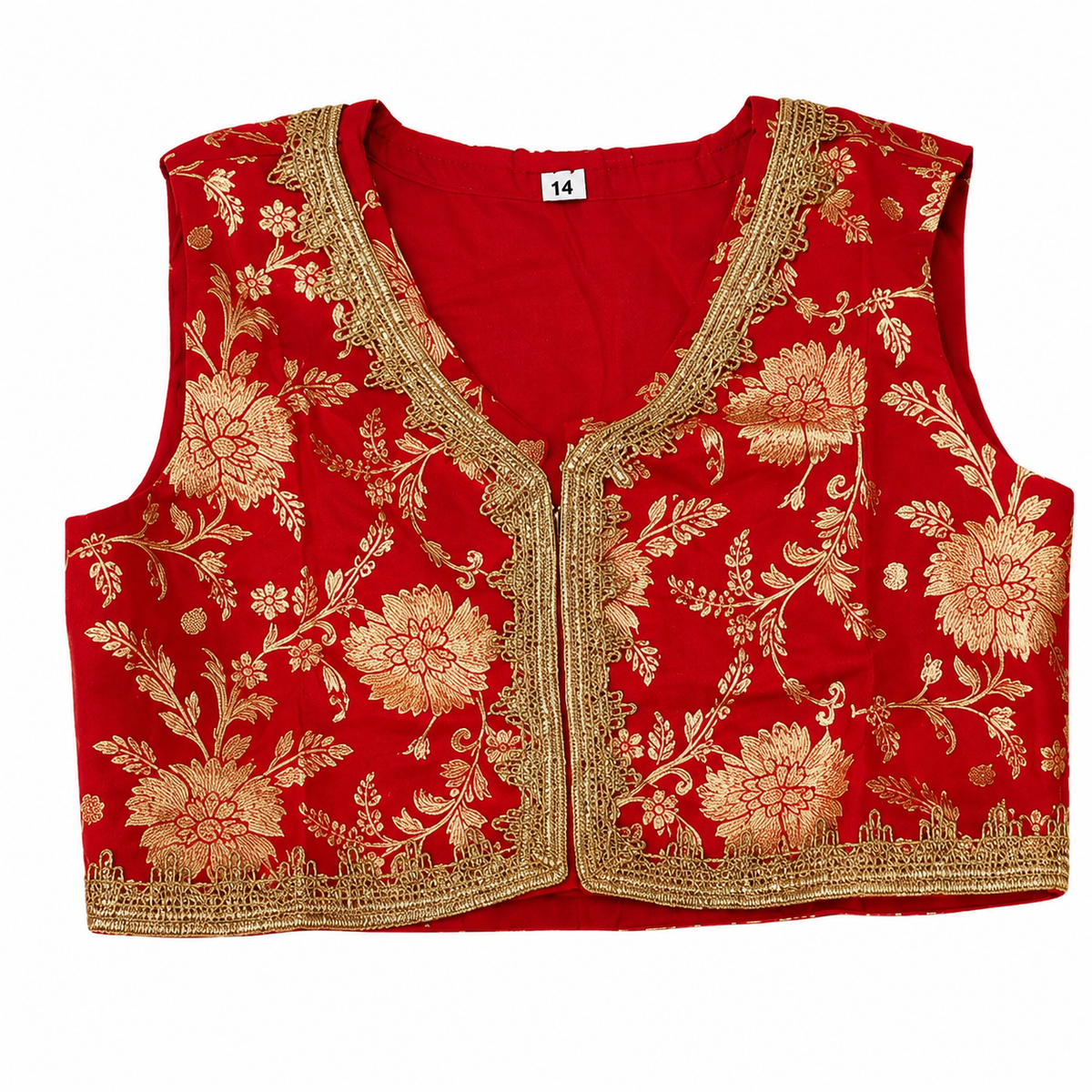 Red Flower Lehenga Set