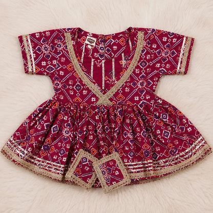 Bandhani Sarara Set