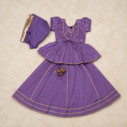 Purple Lehenga Set
