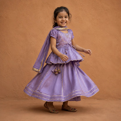 Purple Lehenga Set