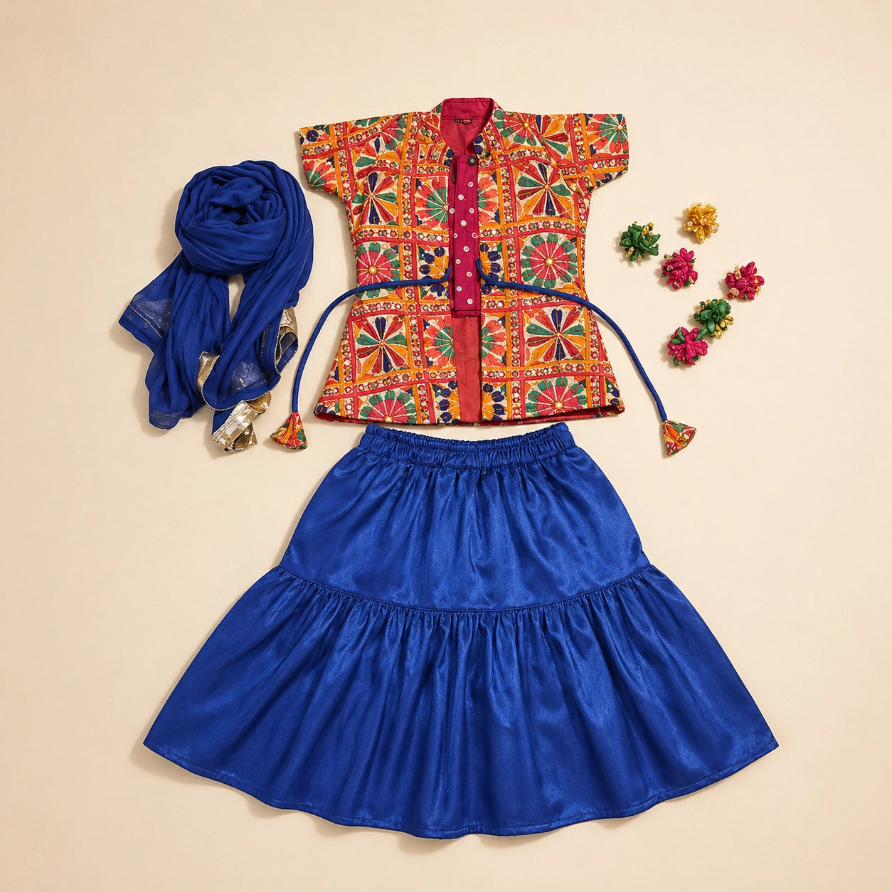 Kedia Top Lehenga Set