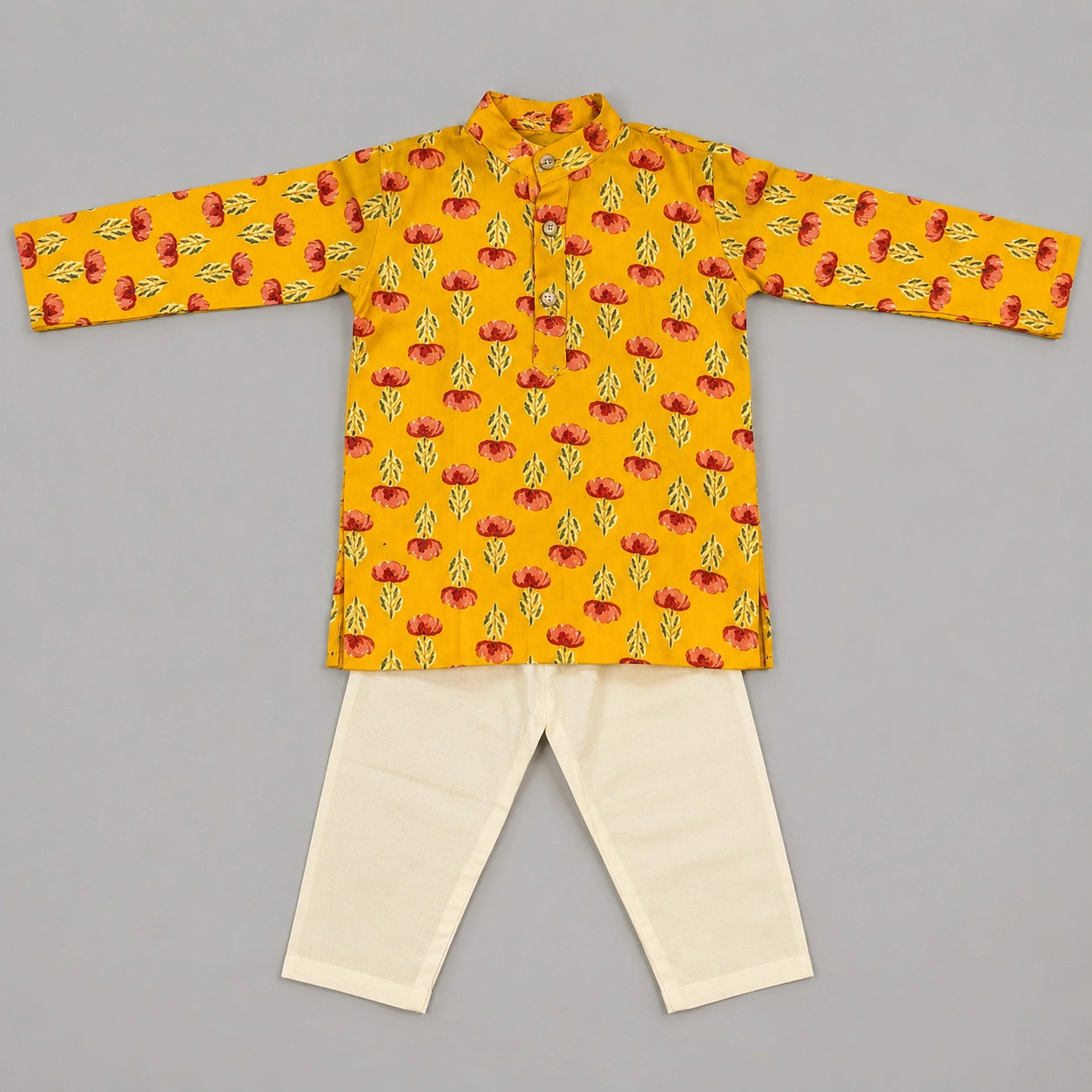 Floral Kurta Pajama Set