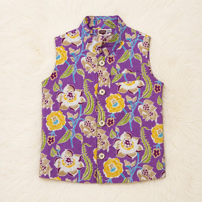 3-Piece Kurta Jacket Set