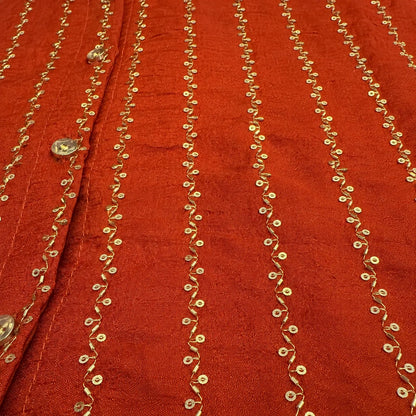 Boy Maroon Kurta & White Pant