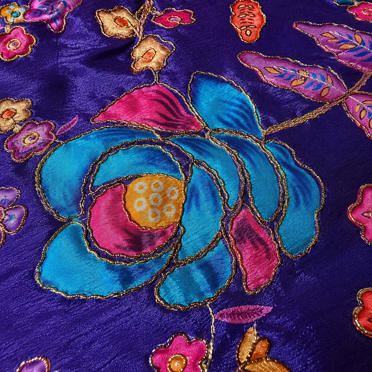 Floral Kurta & White Pants