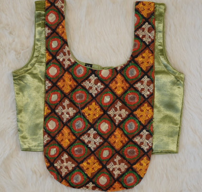 Green Brocade Lehenga Set