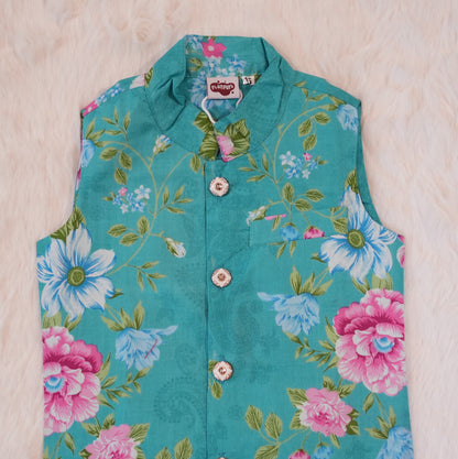 3-Piece Kurta Jacket Set