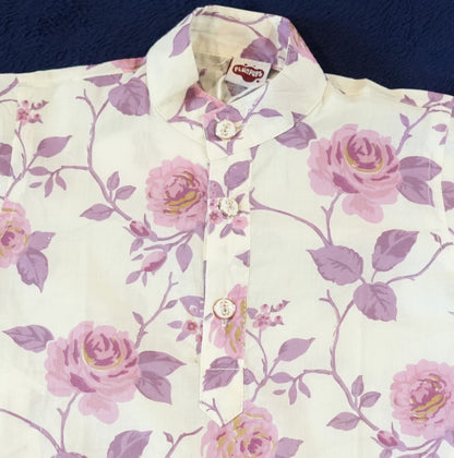 Rose Print Kurta Set