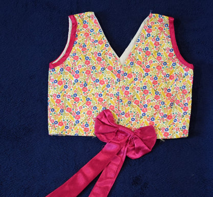 Floral Panel Lehenga Set