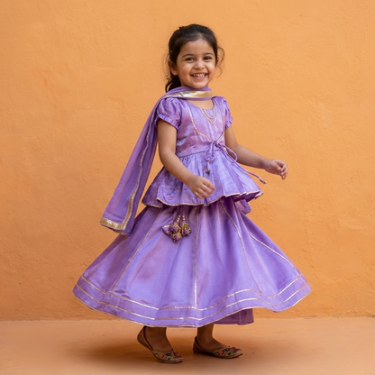 Purple Lehenga Set